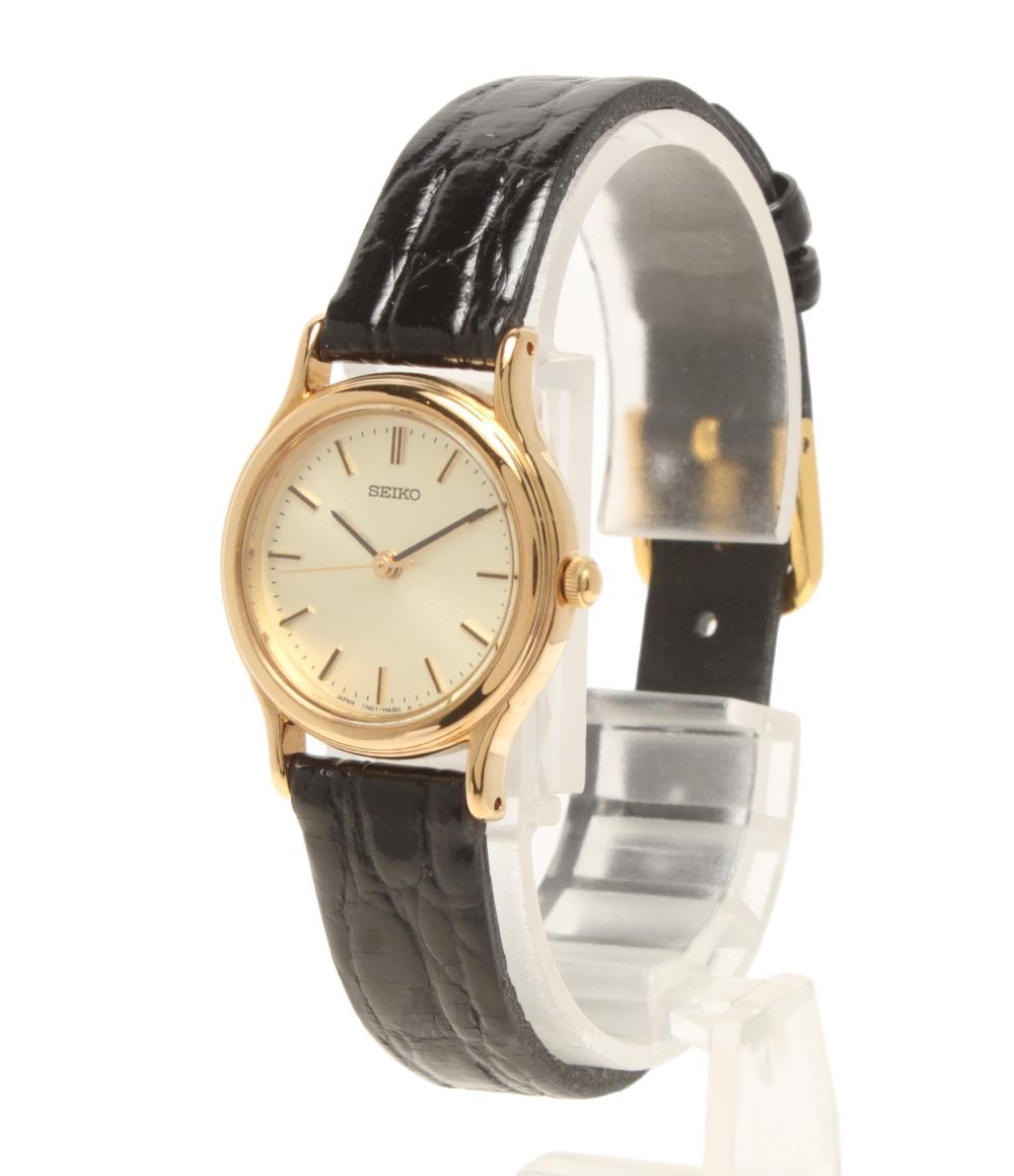 SEIKO 腕時計 クオーツ ゴールド 1N01-0DR0 レディース セイコー
