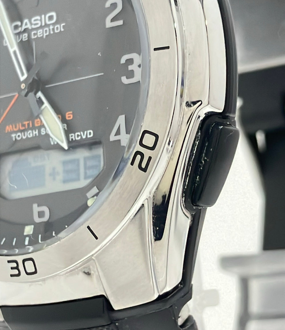 CASIO 腕時計 ソーラー ブラック WVA-M610 メンズ カシオ