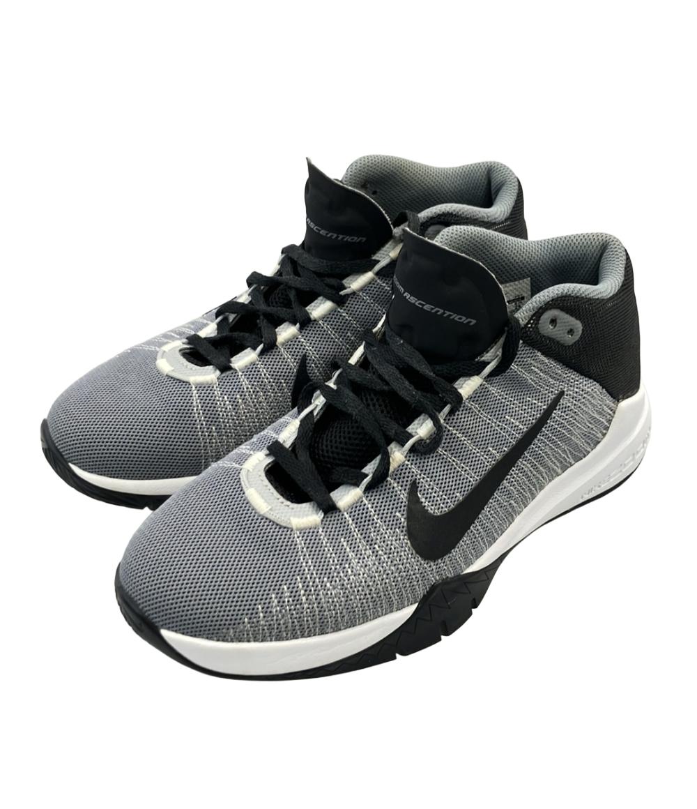 NIKE ミドルカットスニーカー バスケットボールシューズ ZOOM ASCENTION GS 834319-002 キッズ SIZE 24.0 (M) ナイキ