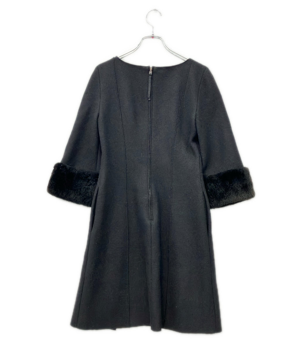 FOXEY ウール コートワンピース 27596-KAOFA118NMNJ レディース SIZE 38 (S) フォクシー