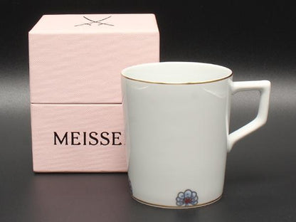 美品 Meissen マグカップ ノーブルブルー マイセン