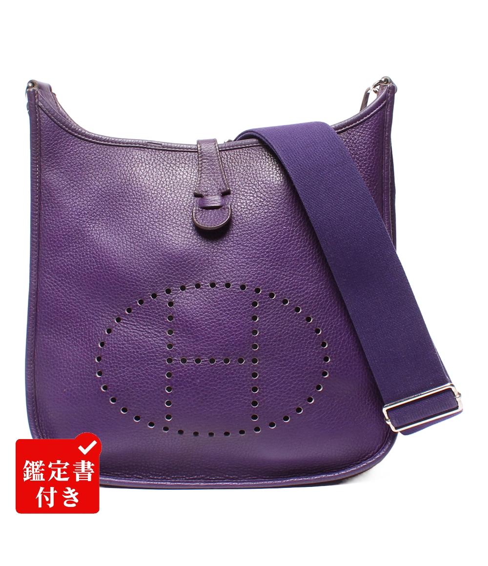 HERMES ショルダーバッグ 斜め掛け シルバー金具 □N刻印 エブリン3 レディース エルメス