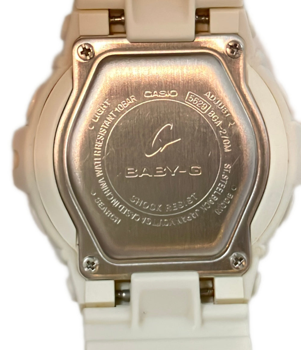 美品 CASIO 腕時計 Baby-G クオーツ BGA-270M レディース カシオ