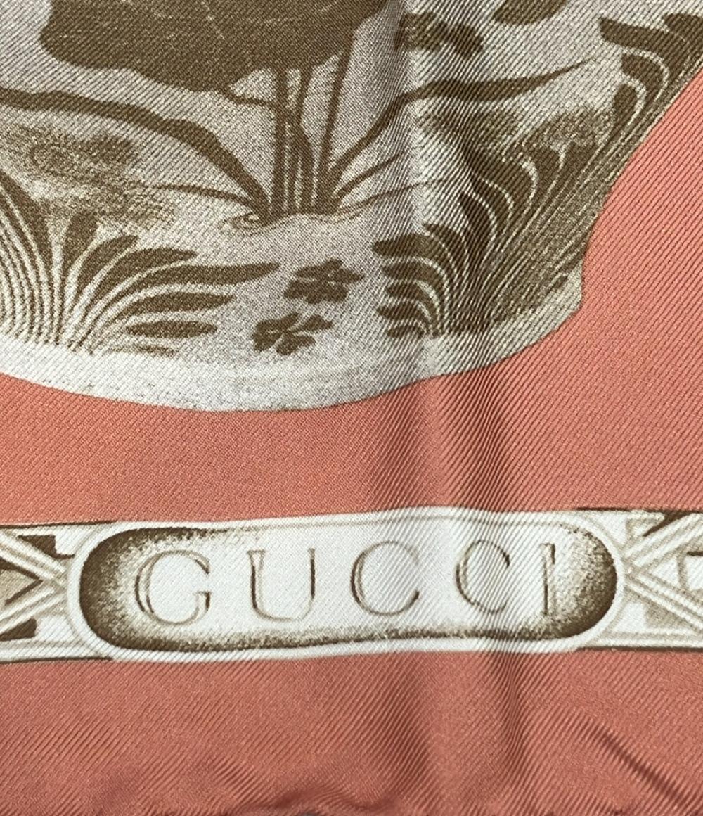 美品 グッチ スカーフ シルク100% レディース GUCCI
