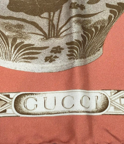 美品 グッチ スカーフ シルク100% レディース GUCCI