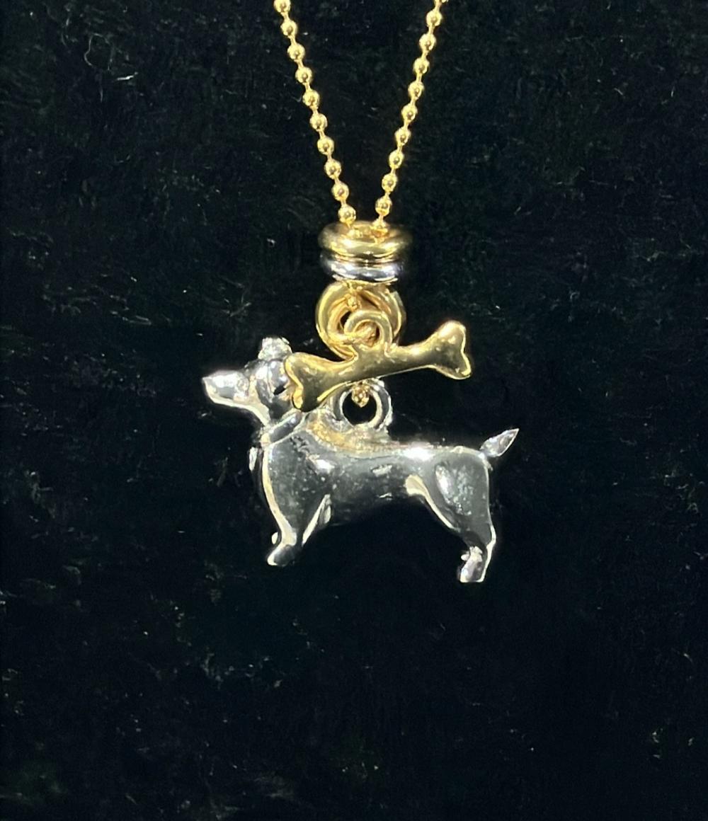 ミッシェルクラン ネックレス ドッグモチーフ レディース MICHEL KLEIN