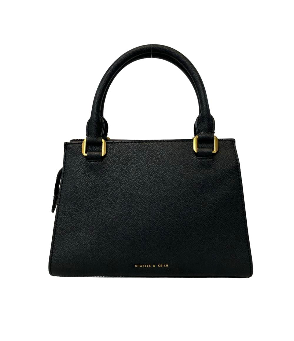 美品 CHARLES＆KEITH 2way ハンドバッグ ショルダーバッグ 斜め掛け レディース チャールズ＆キース