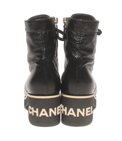 CHANEL ショートブーツ レースアップ G36435 レディース SIZE 36 シャネル