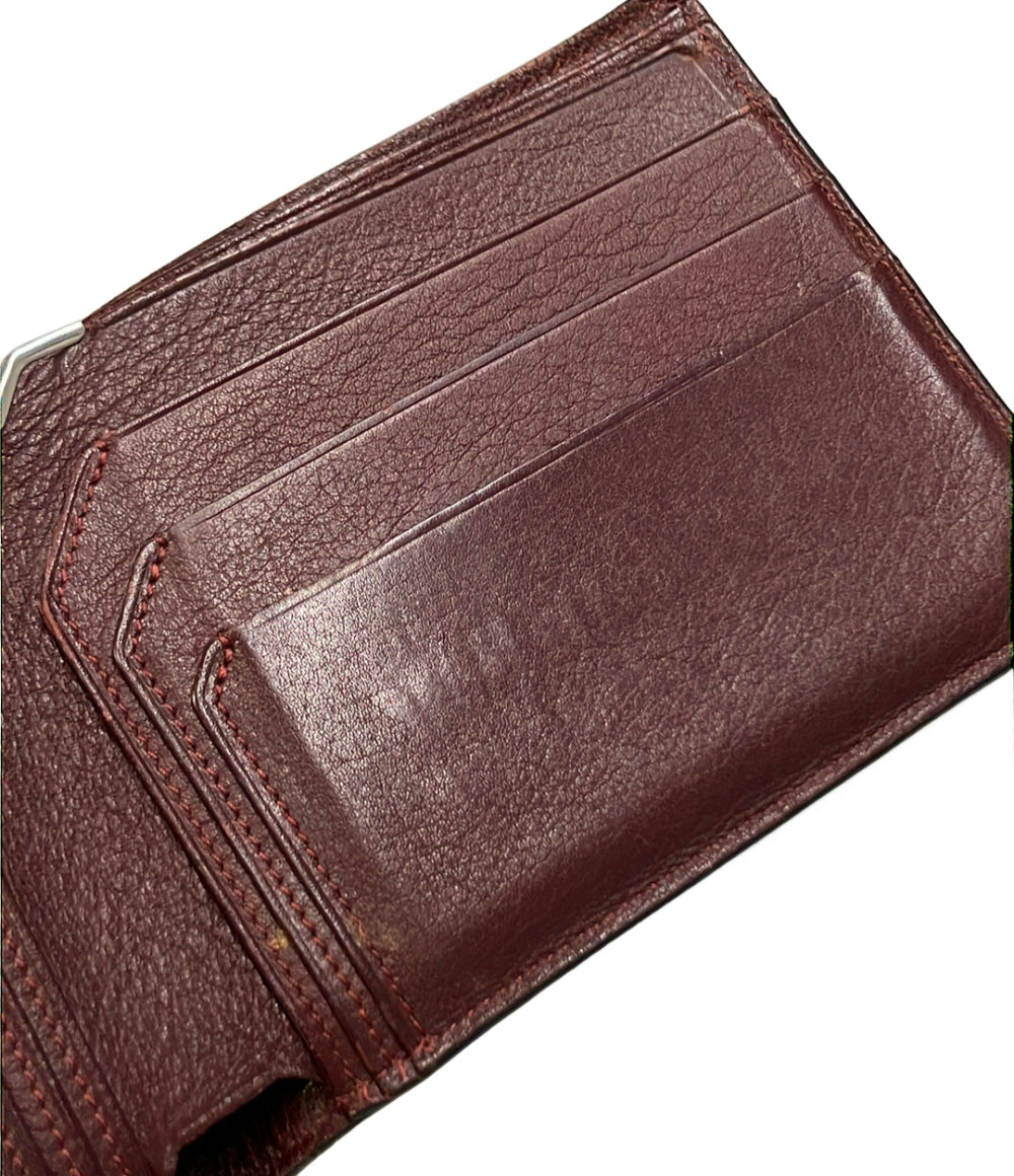 Cartier 二つ折り財布 マスト ドゥ カルティエ メンズ カルティエ