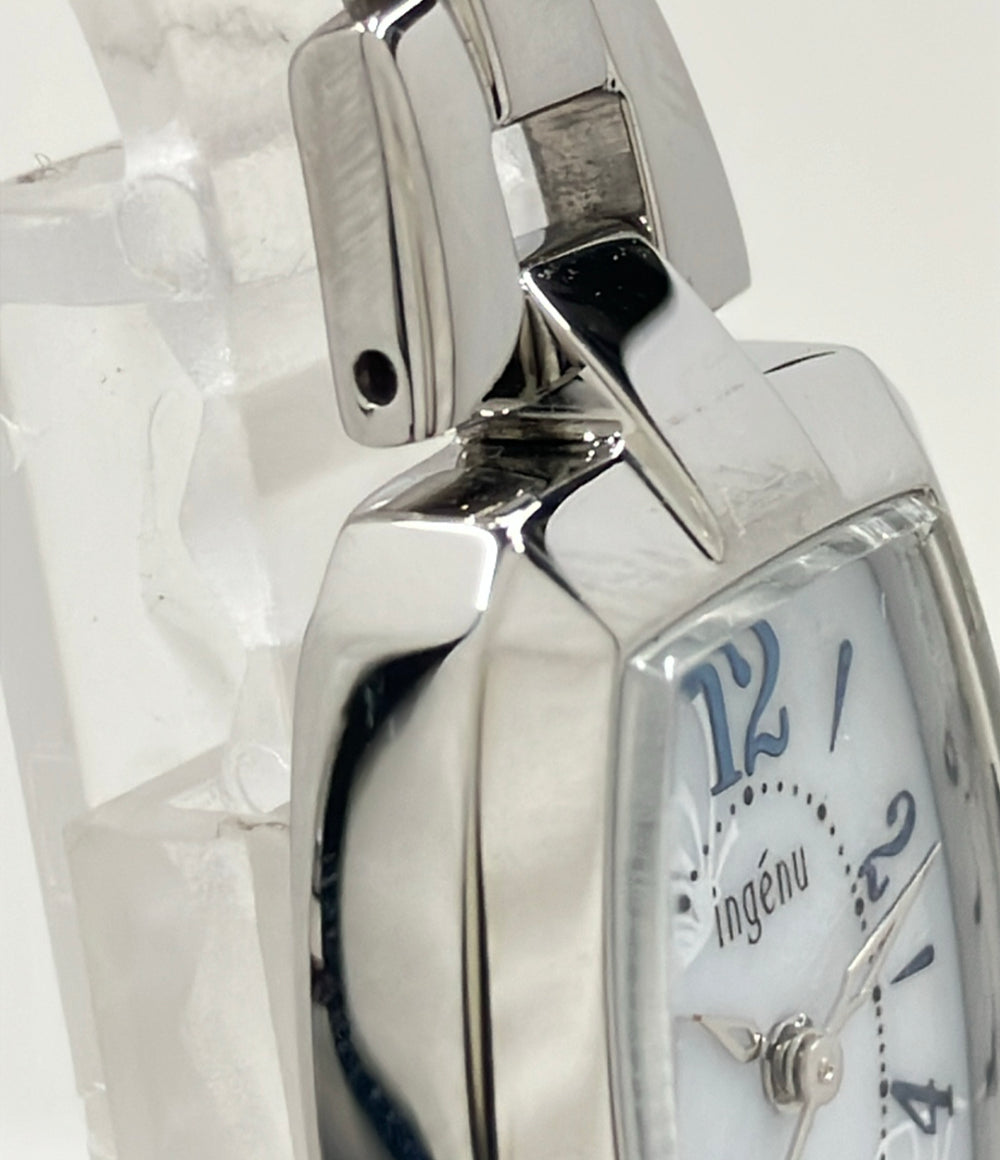 SEIKO 腕時計 アンジェーヌ アルバ ソーラー ホワイト V117-KGT0
