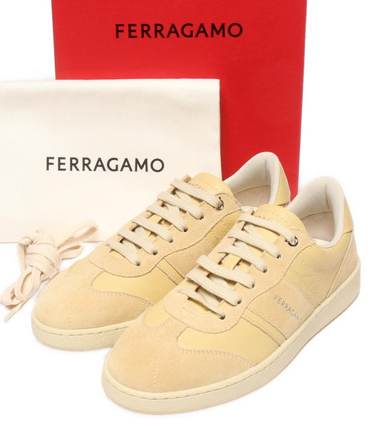 美品 FERRAGAMO ローカットスニーカー 769278 レディース SIZE 6 1/2 フェラガモ
