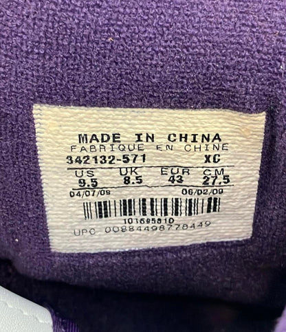 Air Jordan NIKE ハイカットスニーカー Grand Purple Varsity Maize エアジョーダン1 レトロ ハイ ストラップ 342132-571 メンズ SIZE 27.5 (L)