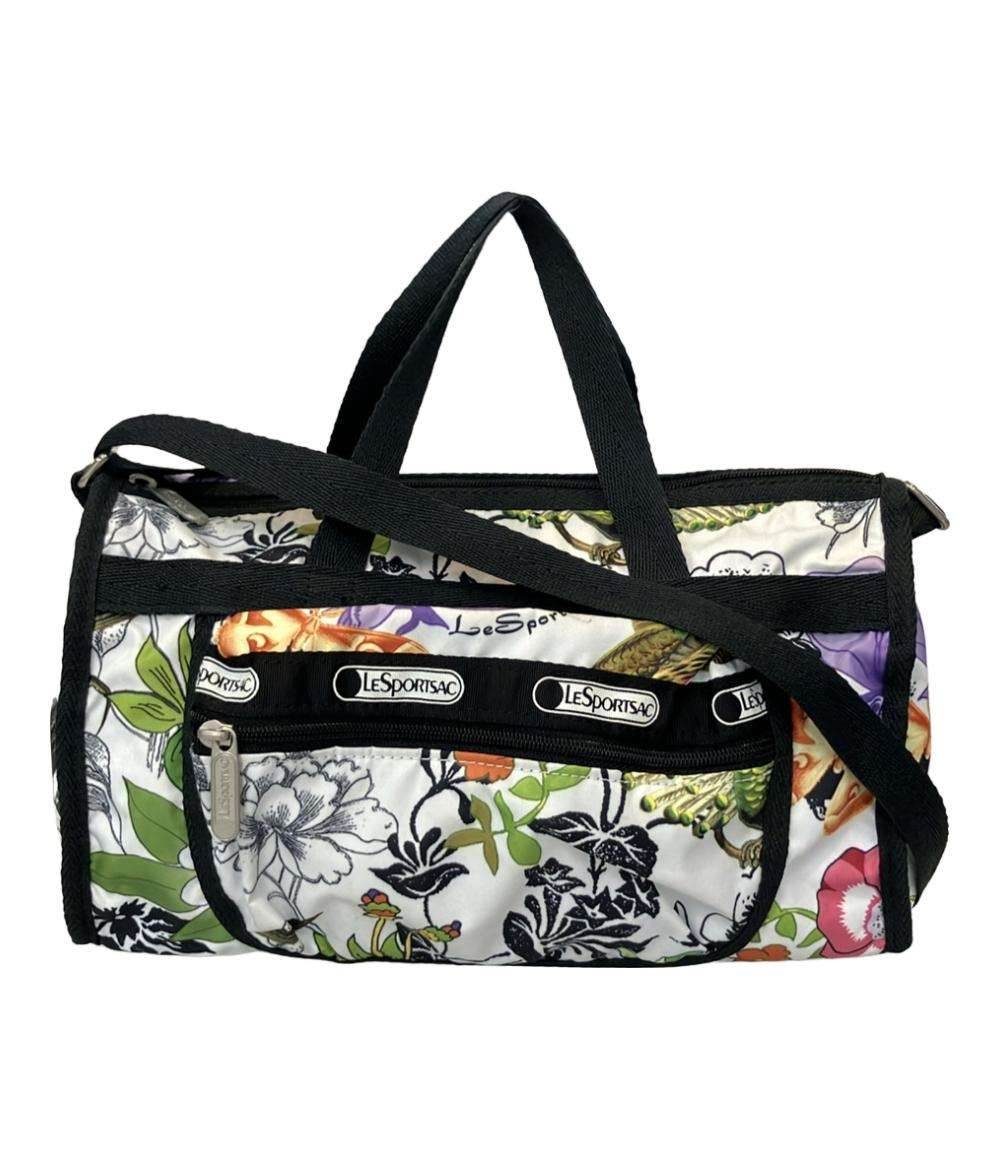 美品/人気【レスポートサック×ヴィアンドエー】花柄2wayショルダーバッグ 緑 レスポートサック LeSportsac DELUXE EASY CARRY TOTE （オリーブ