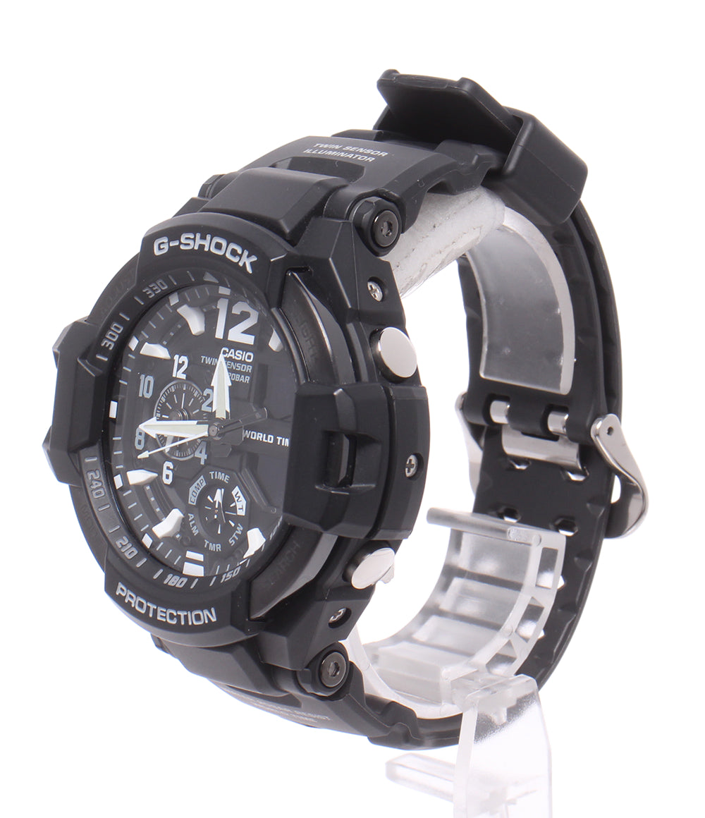 CASIO 腕時計 スカイコックピット G-SHOCK クオーツ ブラック GA-1100 メンズ カシオ