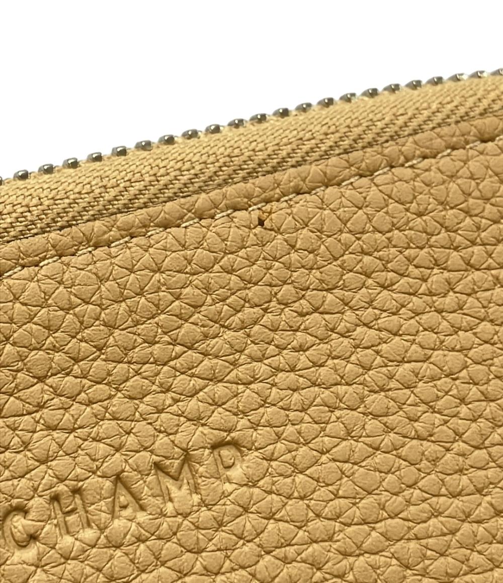 美品 LONGCHAMP ラウンドファスナー財布 レディース ロンシャン