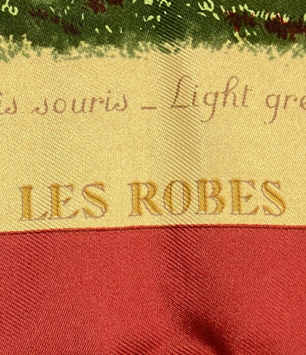 エルメス スカーフ シルク100% LES ROBES カレ40 レディース HERMES