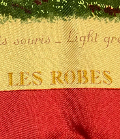 エルメス スカーフ シルク100% LES ROBES カレ40 レディース HERMES