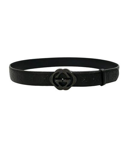 GUCCI ベルト グッチシマ インターロッキングG 114984 525040 11546 メンズ グッチ
