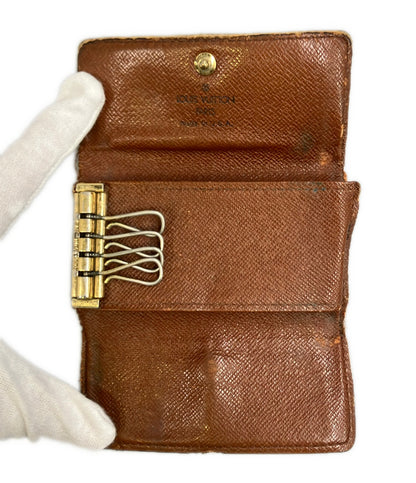 訳あり LOUIS VUITTON 4連キーケース ミュルティクレ 4 モノグラム M62631 レディース メンズ ルイ・ヴィトン
