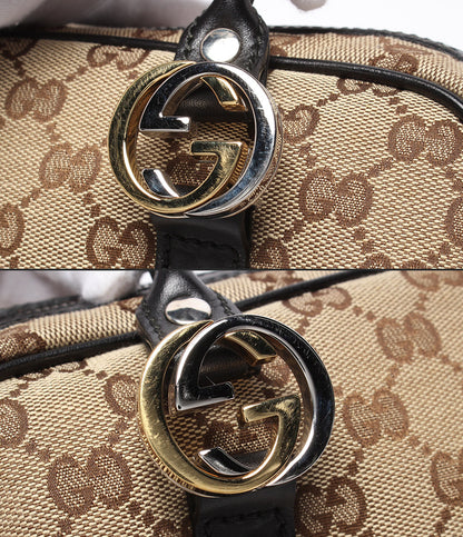 GUCCI ハンドバッグ ショルダーバッグ ミニボストンバッグ 肩掛け GGツインズ GGキャンバス 232958 レディース グッチ