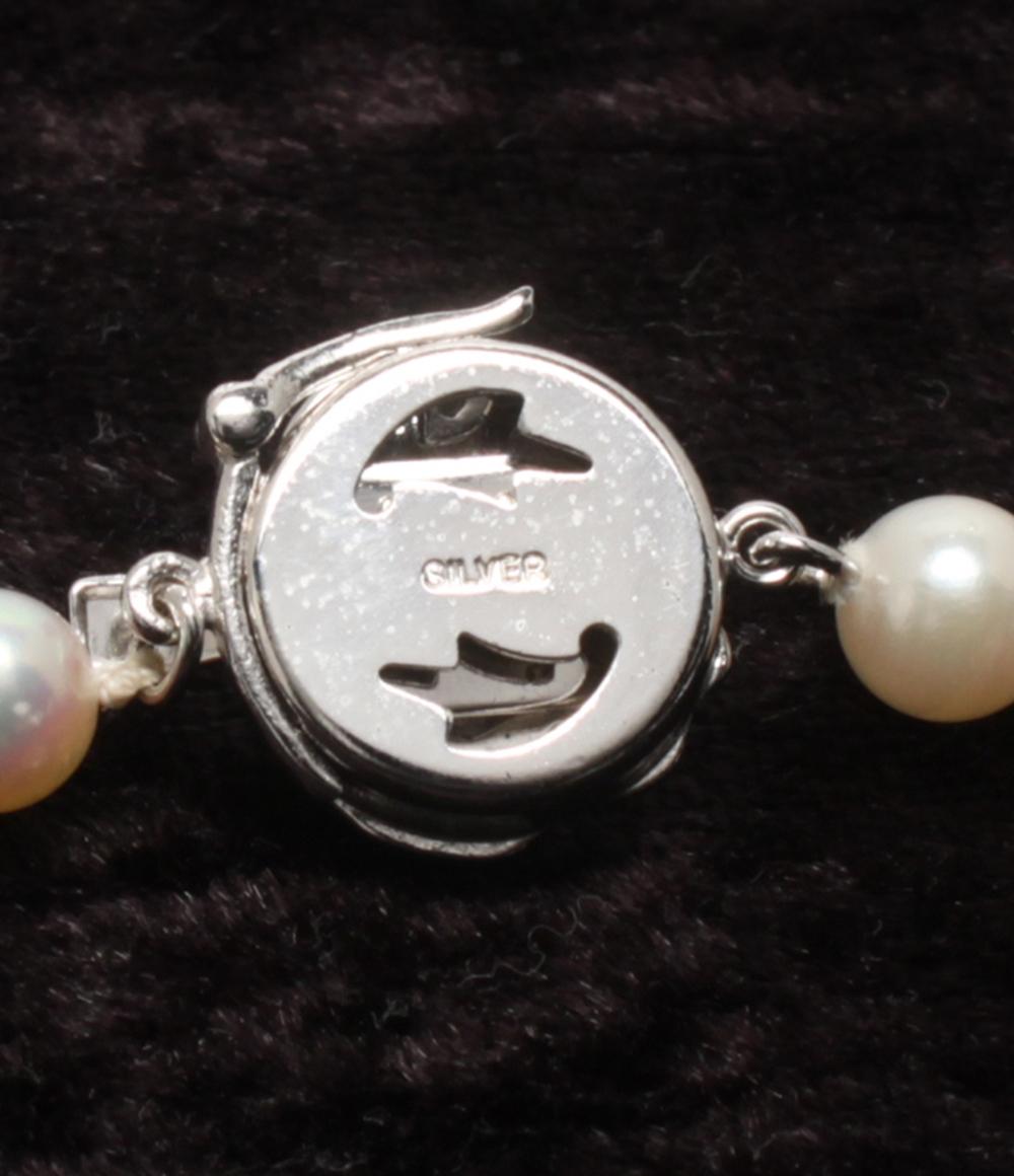 ロングネックレス SV パール 6.0-6.5mm レディース