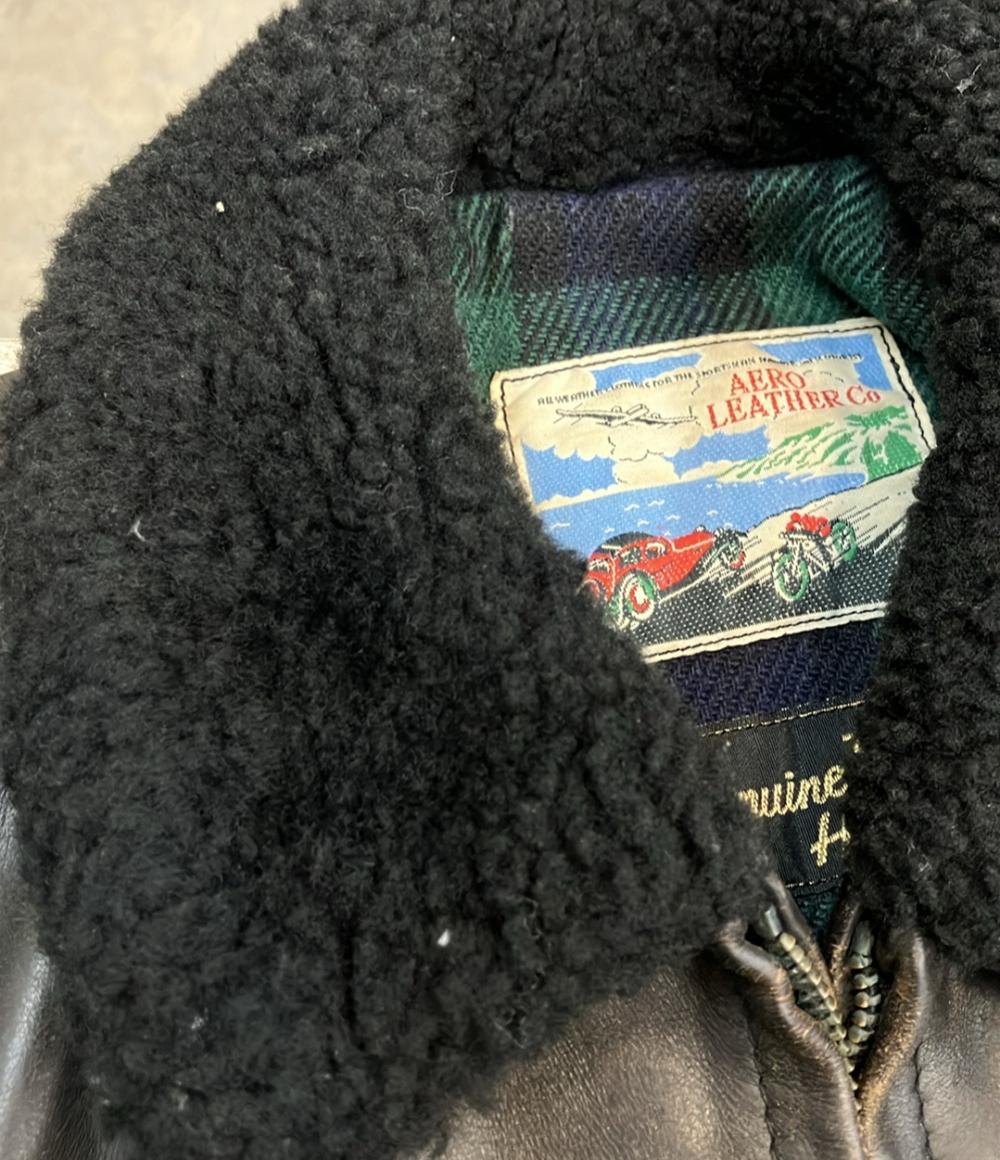 AERO LEATHER シングルライダース ライダースジャケット メンズ エアロレザー