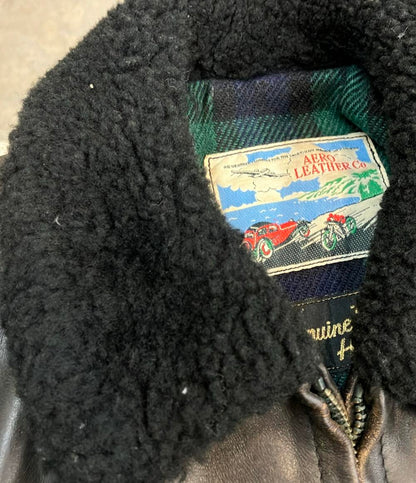 AERO LEATHER シングルライダース ライダースジャケット メンズ エアロレザー