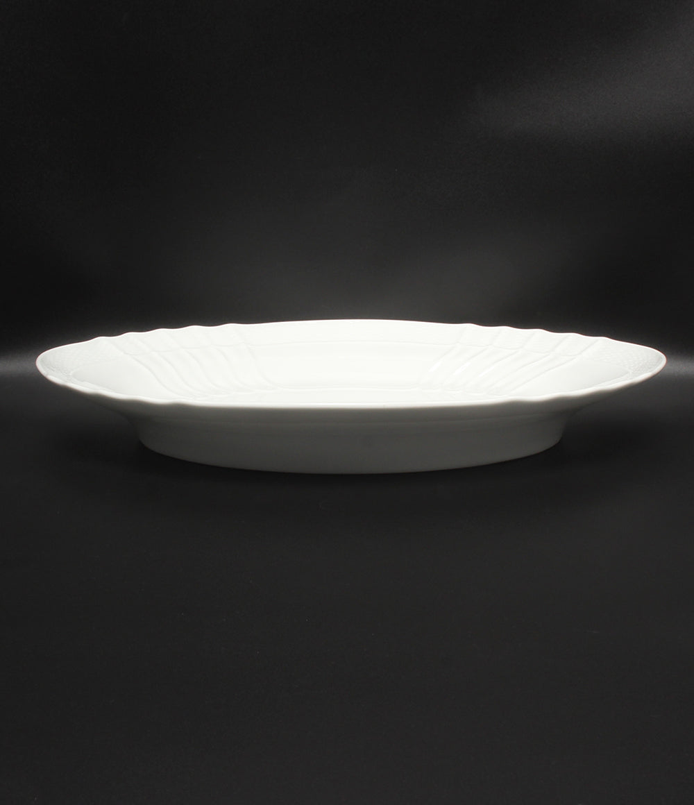 美品 Richard Ginori オーバルプラター 大皿 40cm ベッキオホワイト