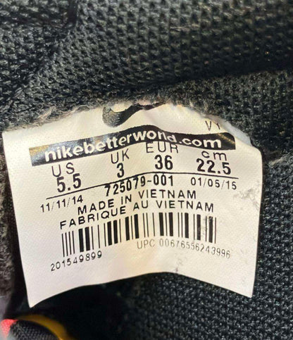 訳あり ナイキ ローカットスニーカー フラワープリント エアペガサス 725079-001 レディース SIZE 22.5 (S) NIKE