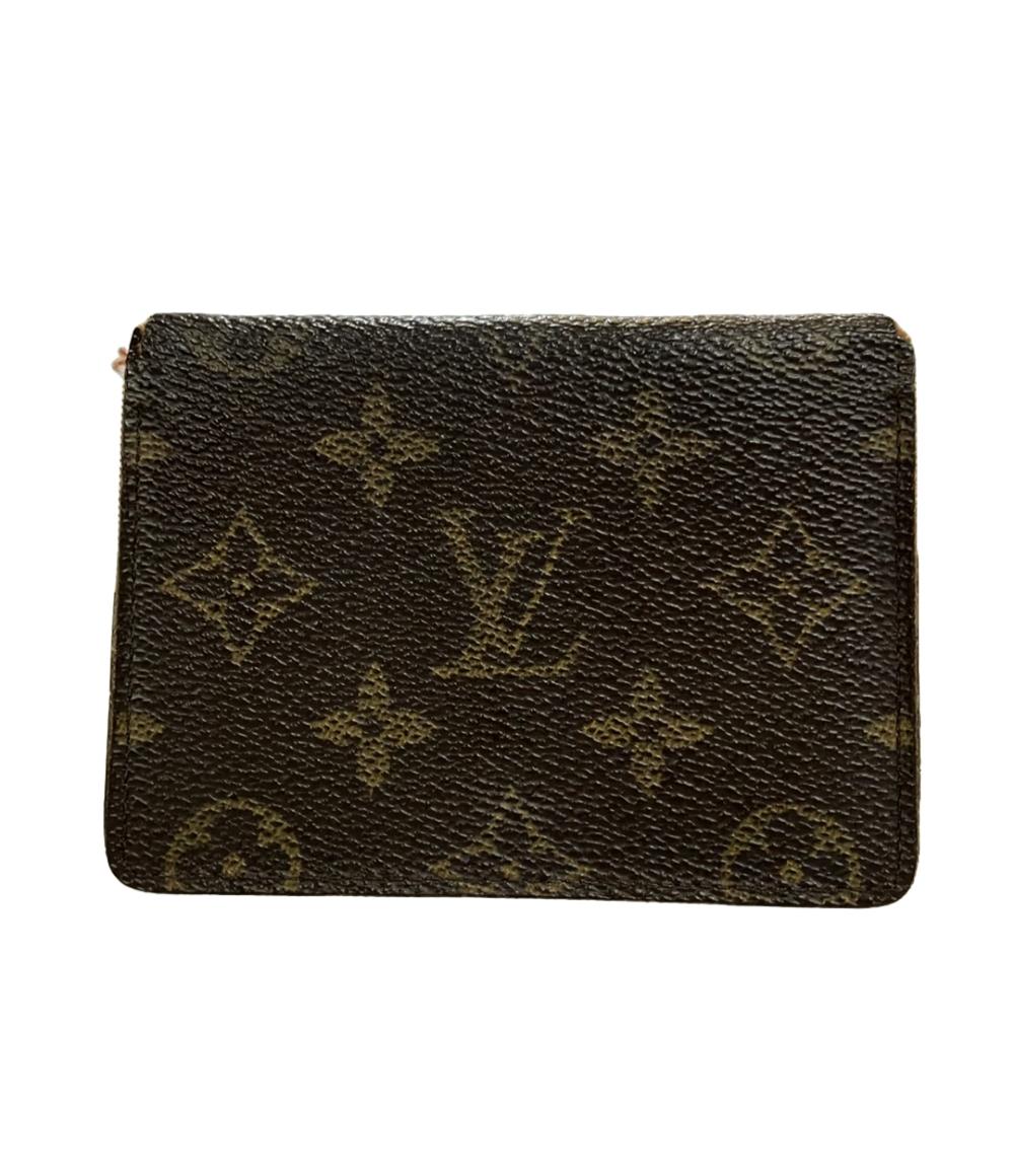 訳あり ルイ・ヴィトン パスケース ポルト2カルトヴェルティカル モノグラム M60533 レディース LOUIS VUITTON