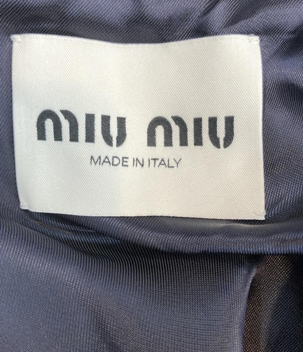 Miu Miu ブルゾン トラックジャケット ボンデッドピケとテクニカル