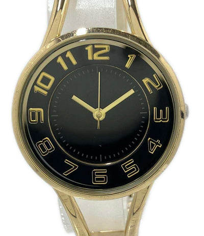 J-AXIS 腕時計 バングルウォッチ クオーツ ブラック BL1168 レディース ジェイアクシス