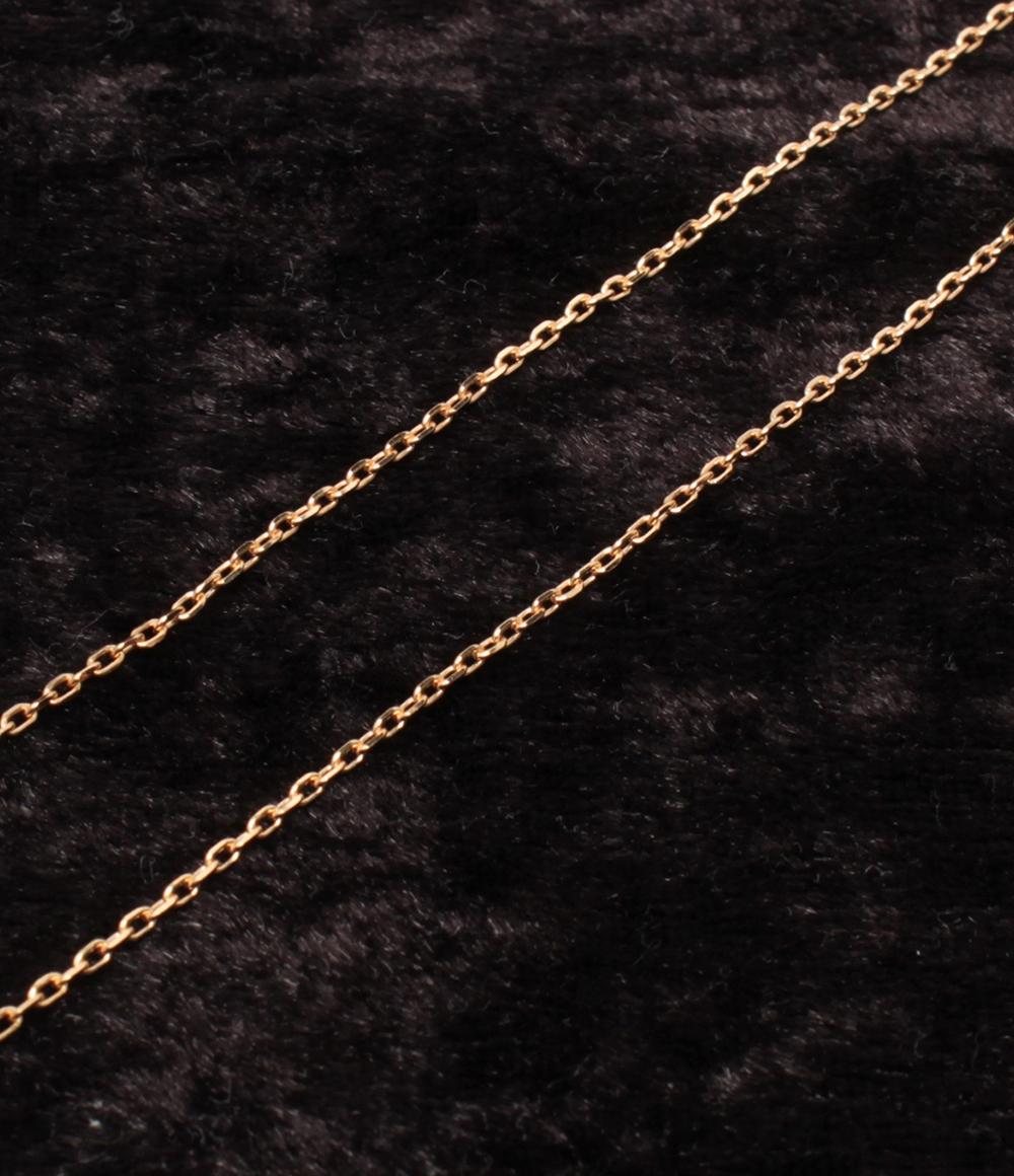 美品 Cartier ネックレス K18 ダムール 1P ダイヤ レディース カルティエ