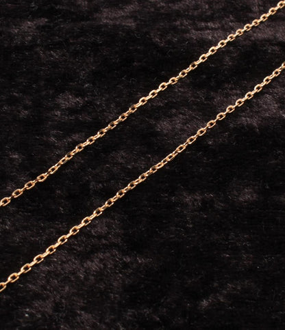 美品 Cartier ネックレス K18 ダムール 1P ダイヤ レディース カルティエ