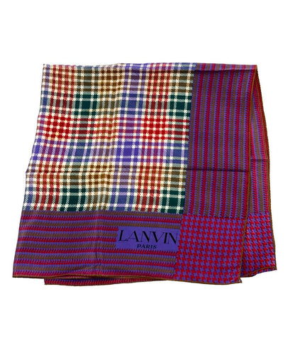 ランバン スカーフ シルク100% ユニセックス LANVIN