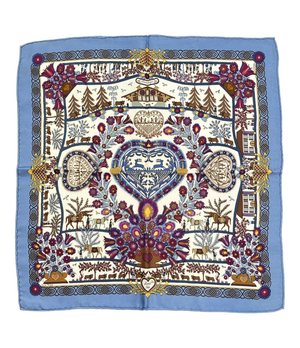 エルメス スカーフ カレ 40 シルク 100% Decoupages レディース HERMES