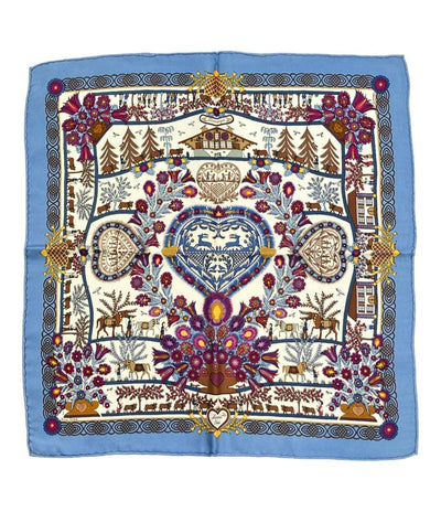 エルメス スカーフ カレ 40 シルク 100% Decoupages レディース HERMES