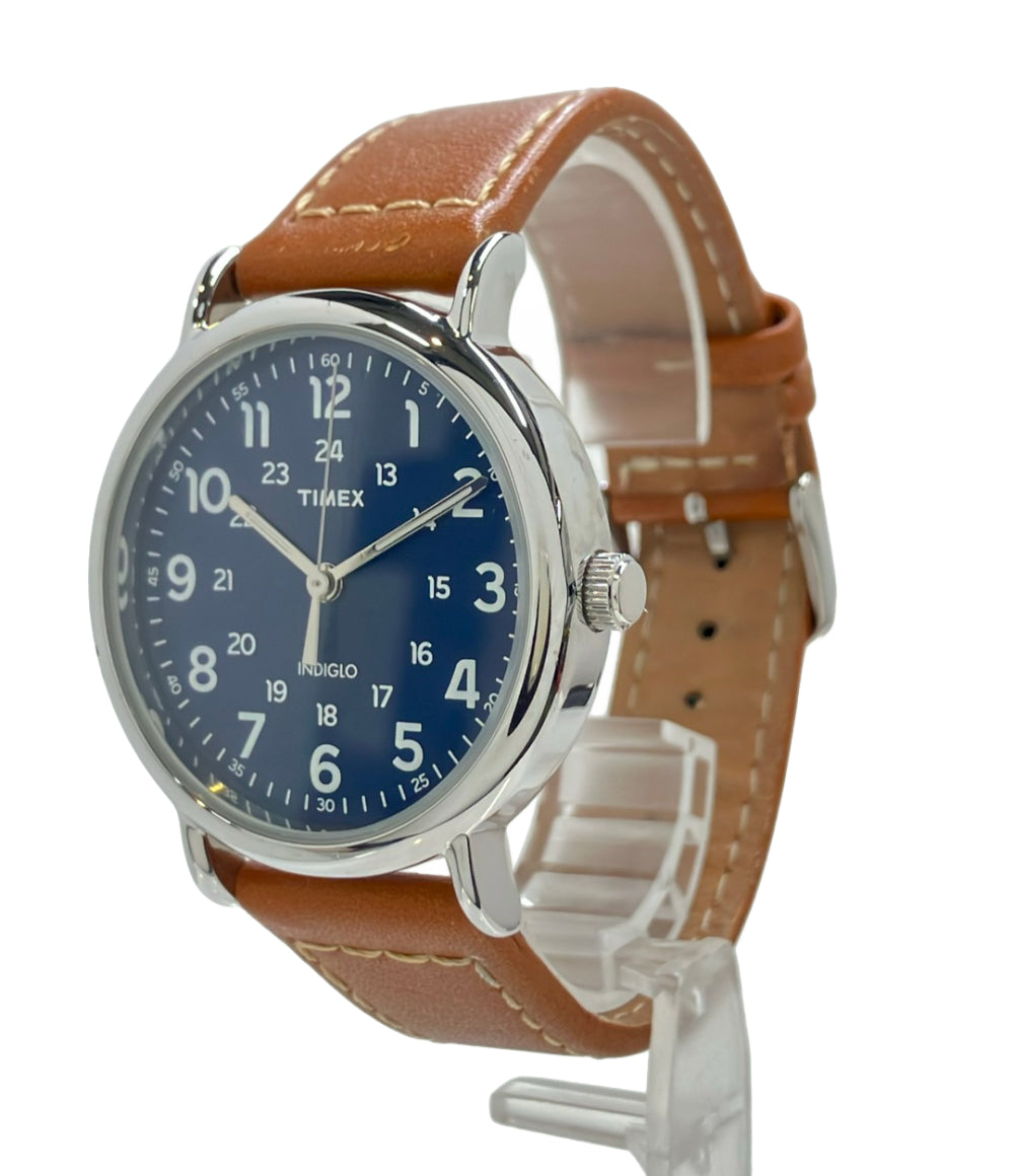 TIMEX 腕時計 クオーツ ネイビー TW2R42500 メンズ タイメックス