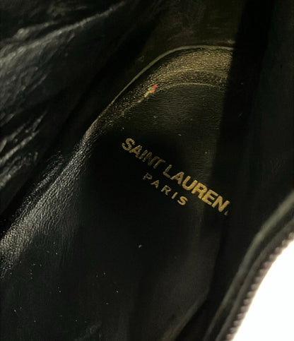 SAINT LAURENT ショートブーツ サイドジップ レディース SIZE 39 1/2 サンローラン