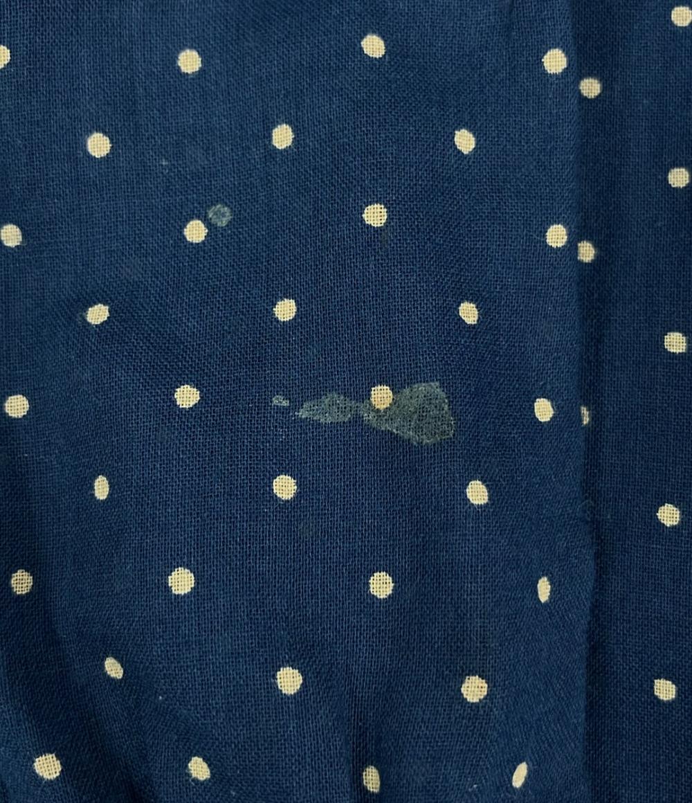 ラルフローレン 長袖ドット柄ワンピース レディース SIZE 155/80A RALPH LAUREN