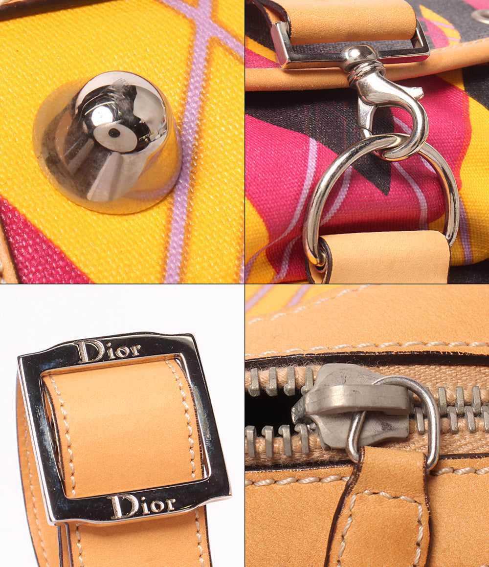 Christian Dior 2WAY ハンドバッグ ショルダーバッグ 肩掛け 斜め掛け ミニボストンバッグ ヴィンテージ レディース クリスチャンディオール