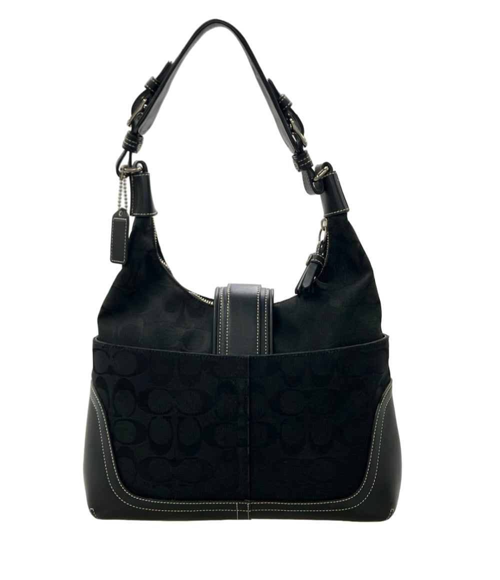 美品 COACH ショルダーバッグ 肩掛け シグネチャー 6824 レディース コーチ