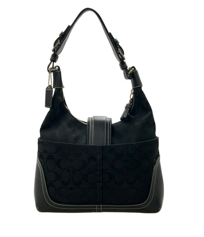 美品 COACH ショルダーバッグ 肩掛け シグネチャー 6824 レディース コーチ