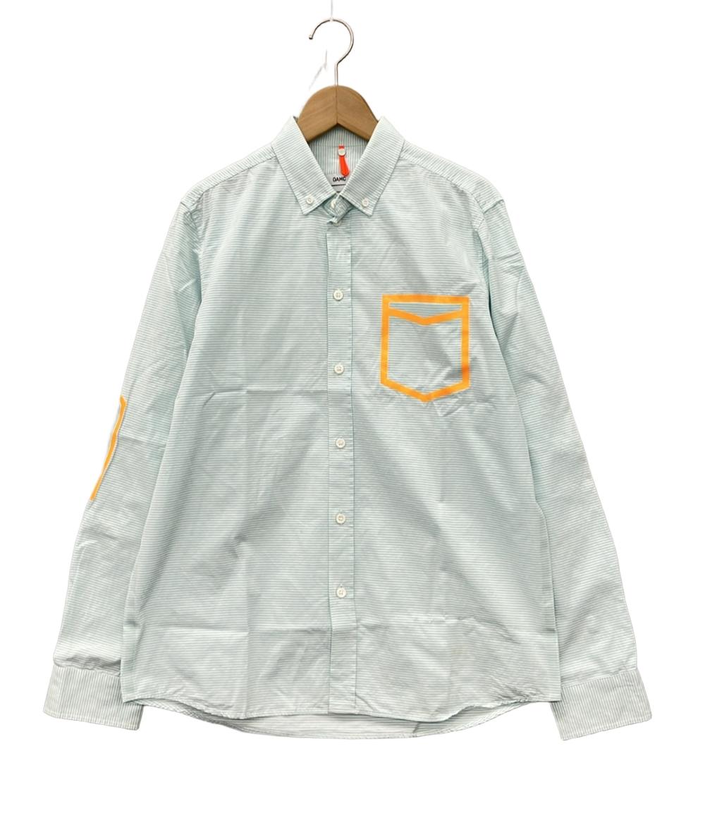 訳あり オーエーエムシー 長袖シャツ ストライプ 胸ポケット メンズ SIZE M (M) OAMC