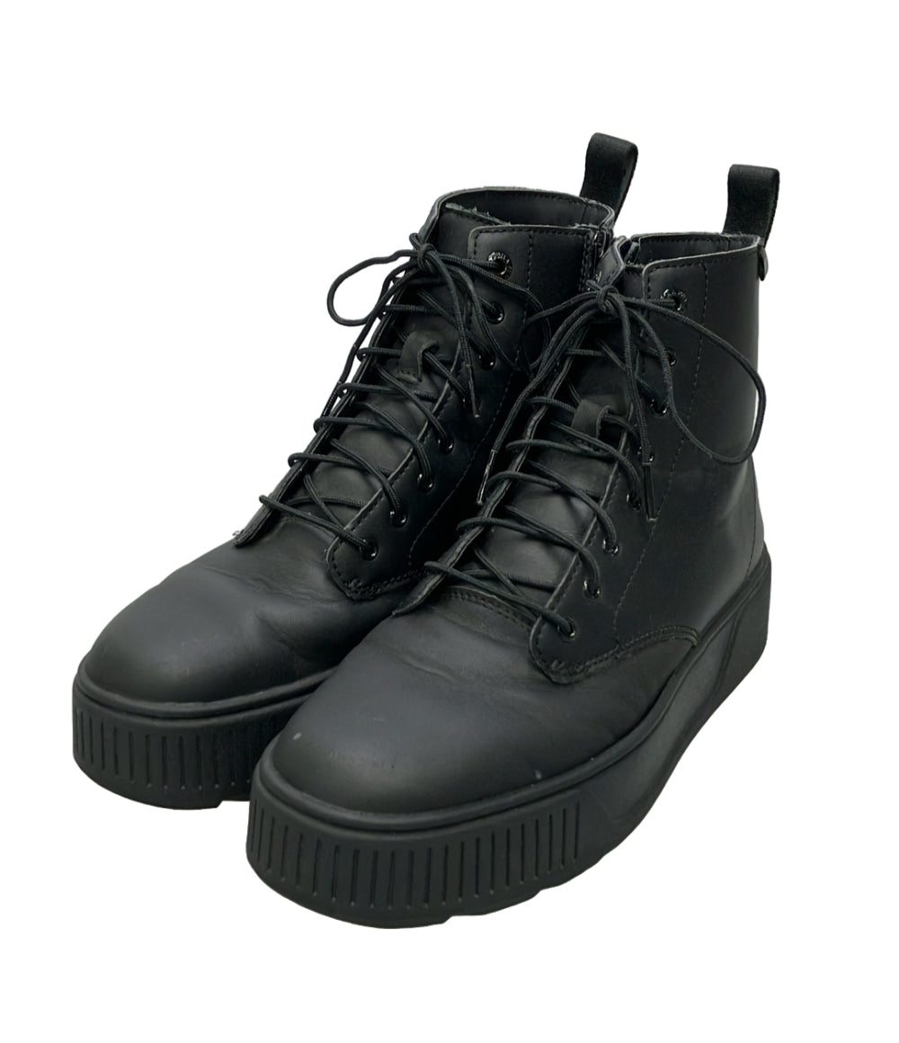 PUMA レースアップブーツ 厚底 カルメンブーツ 8ホール 396231-01 レディース SIZE 25.0 プーマ