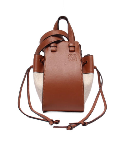 LOEWE 2wayショルダーバッグ ハンドバッグ 斜め掛け ハンモックドローストリングミニ レディース ロエベ