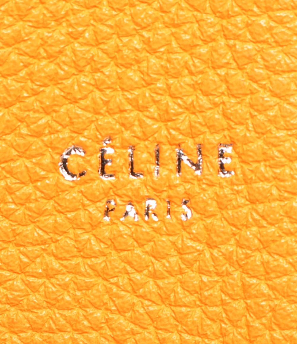 セリーヌ レザートートバッグ シルバー金具 トライフォールド カーフスキン 179043 レディース CELINE