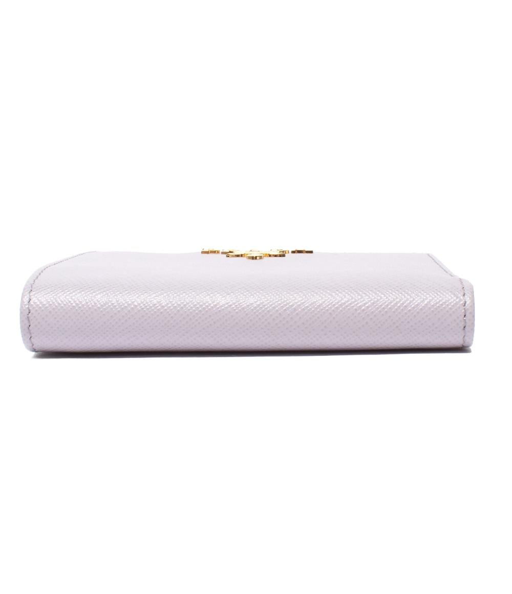 美品 PRADA 二つ折り財布 トライアングル サフィアーノ 1ML050 レディース プラダ