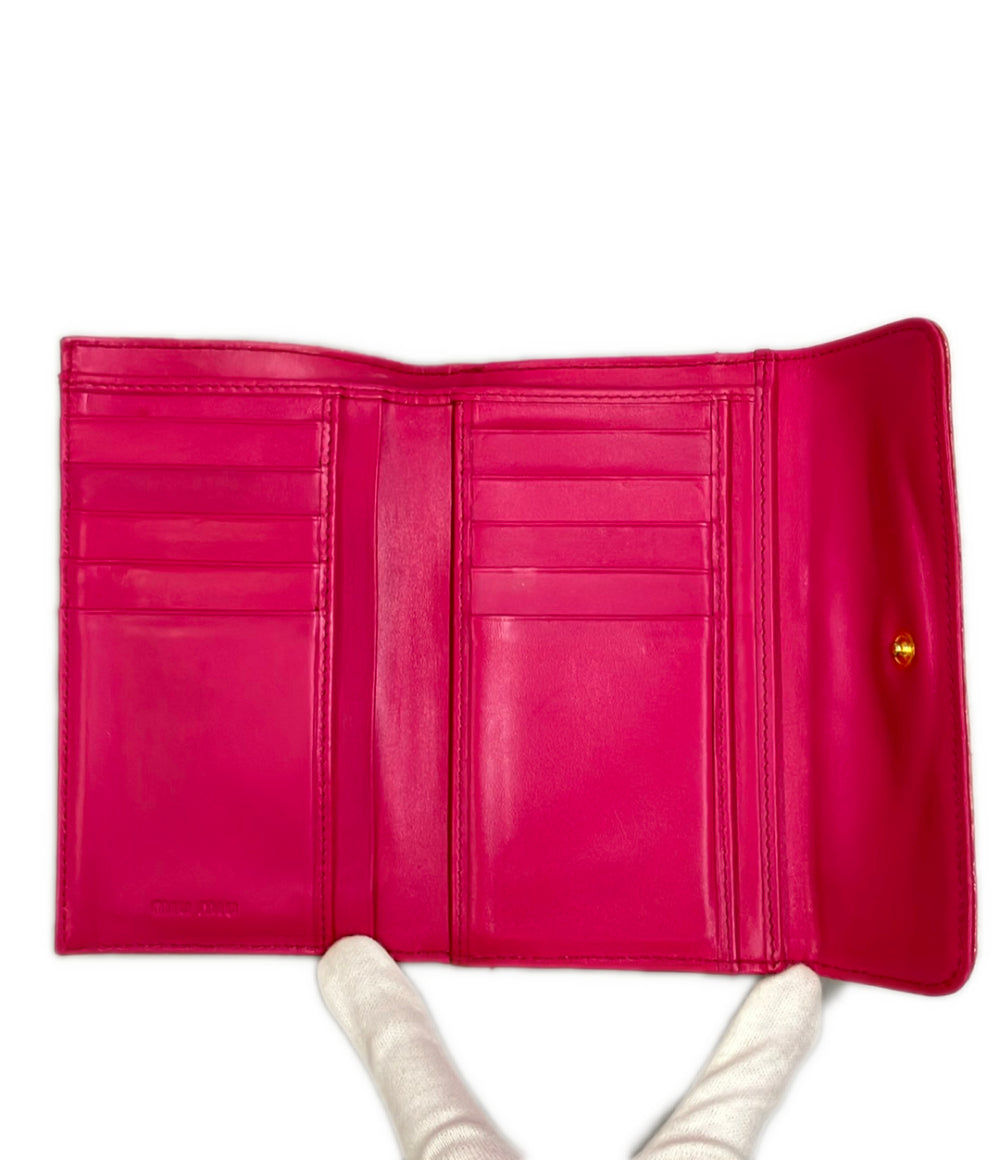 MIUMIU 二つ折り財布 レディース ミュウミュウ