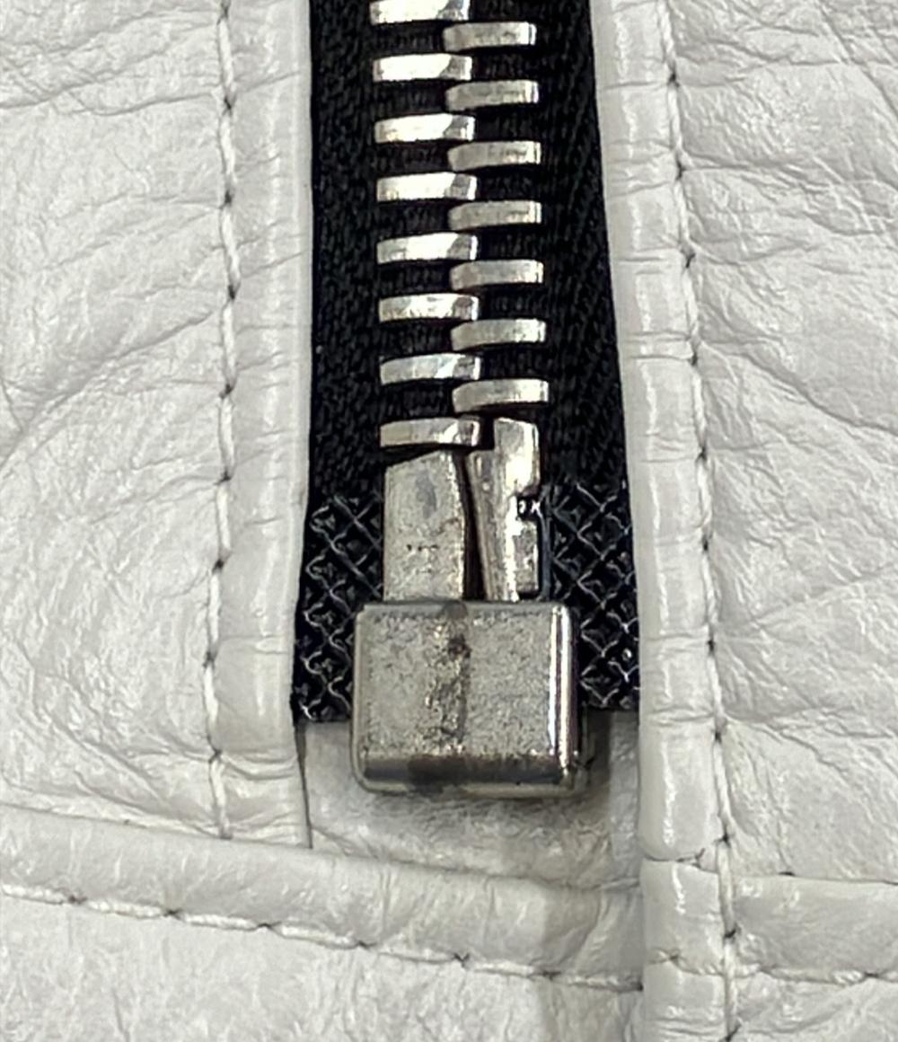 セリーヌ カーフスキン レザー ダブルライダースジャケット レディース SIZE 36 (S) CELINE